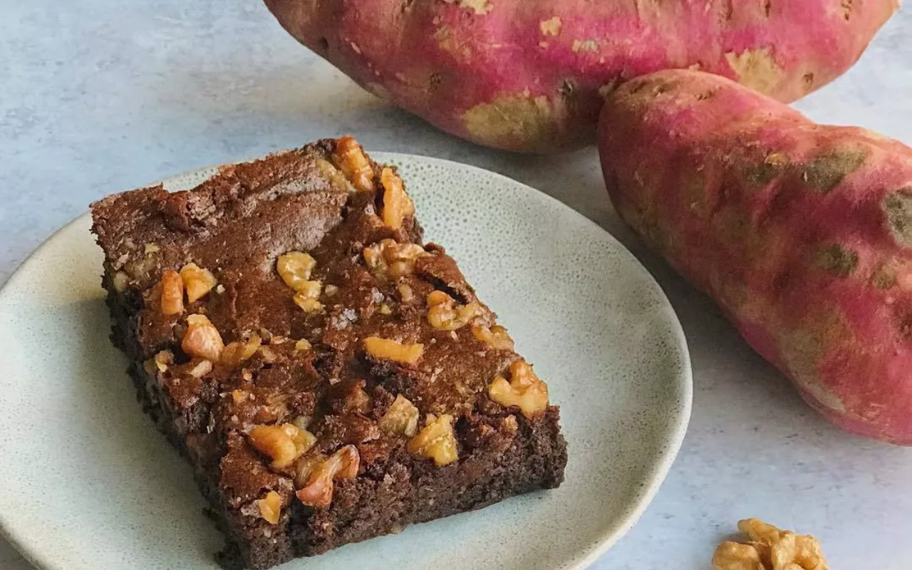 Brownie Funcional de Batata-Doce e Cacau